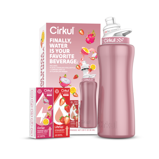 32oz. Rose Gold Stainless Steel Bottle Starter Kit - Home Choice O8